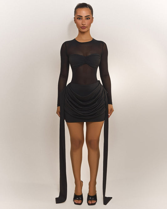 The Yara Skirt in Black